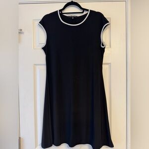 Nik and Nash Black Dress with White Outlines